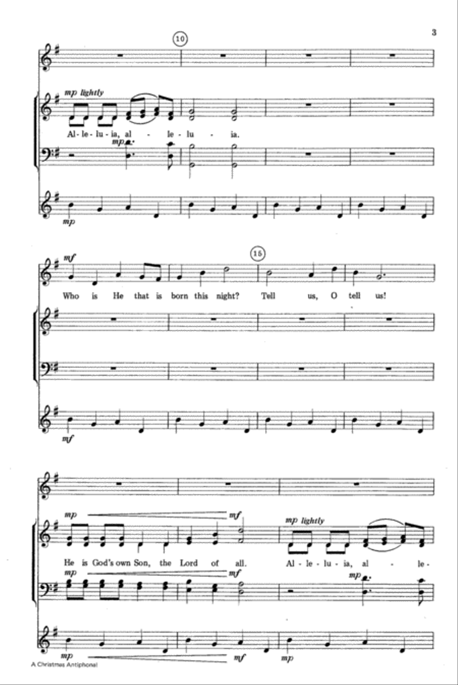 A Christmas Antiphonal A Christmas Antiphonal 4-Part scores gallery preview page 3