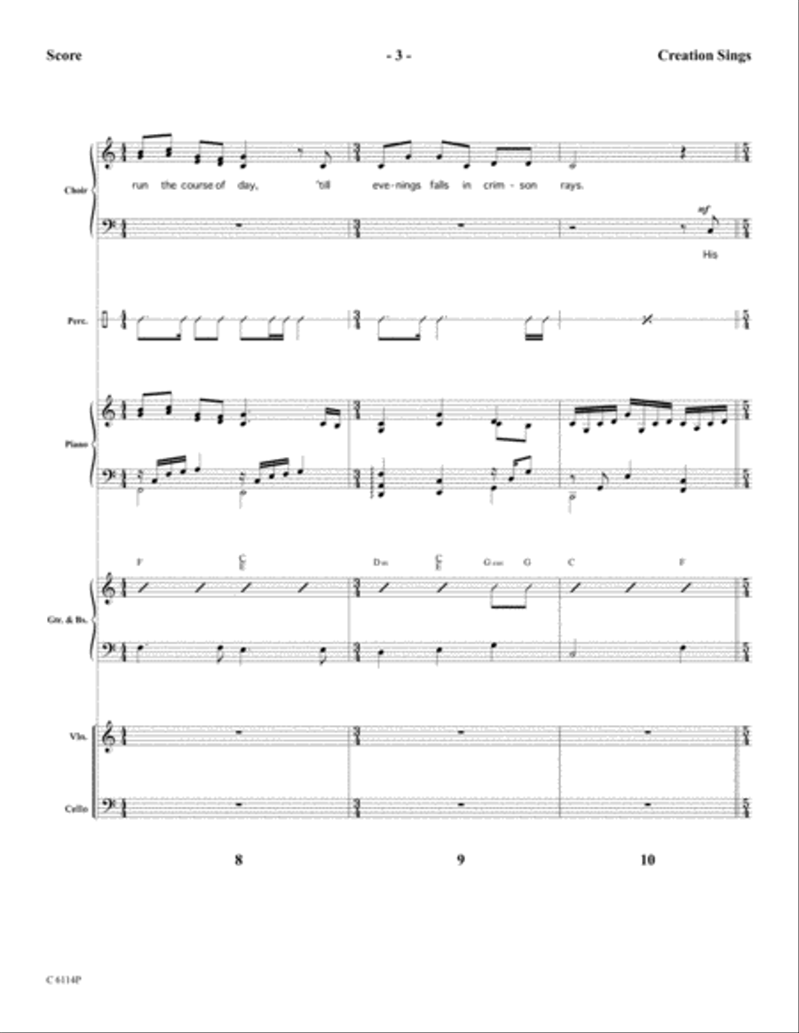 Creation Sings Oboe scores gallery preview page 5