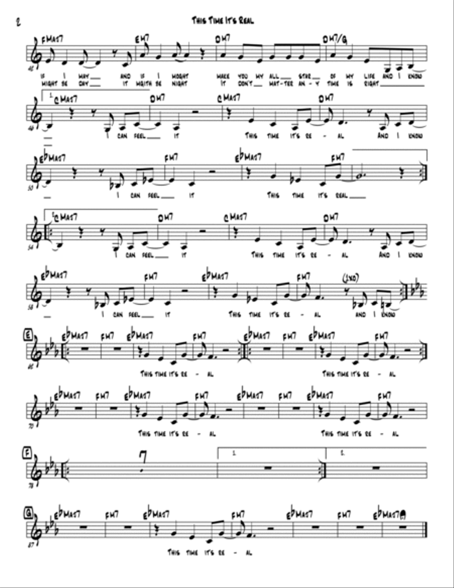 This Time It's Real Jazz Ensemble scores gallery preview page 4