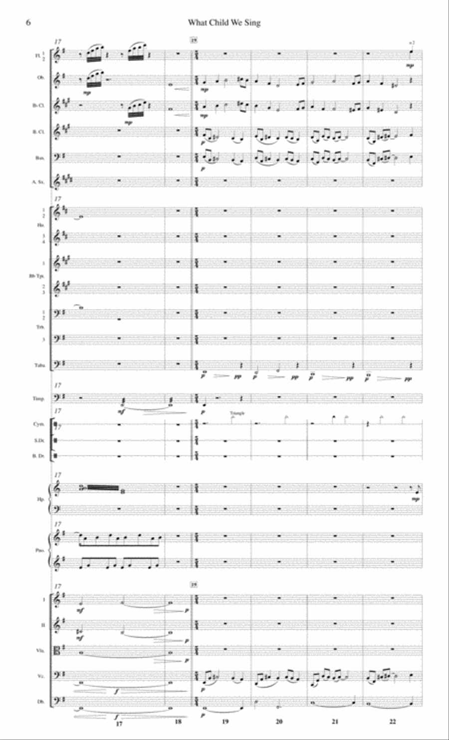 What Child We Sing? Full Orchestra scores gallery preview page 6