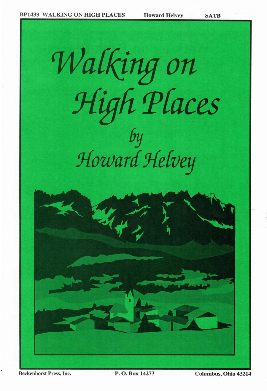 Walking on High Places 4-Part scores gallery preview page 1