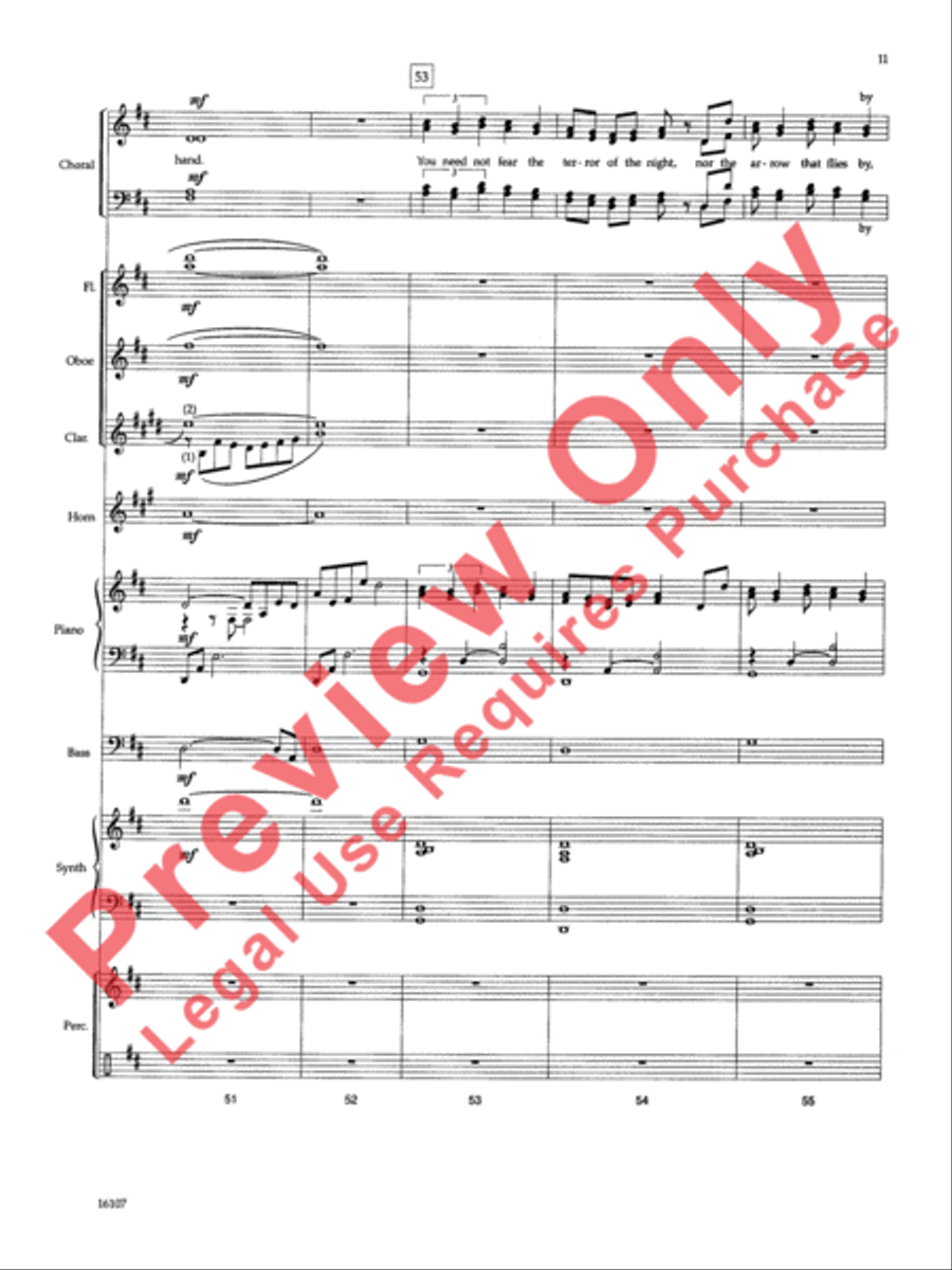 On Eagle's Wings On Eagle's Wings Choir scores gallery preview page 36