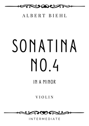 Book cover for Biehl - Sonatina No. 4 Op. 94 in A minor - Intermediate