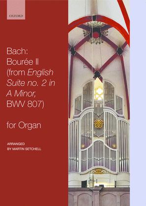 Book cover for Bourrée II, from English Suite No. 2 in A minor, BWV 807