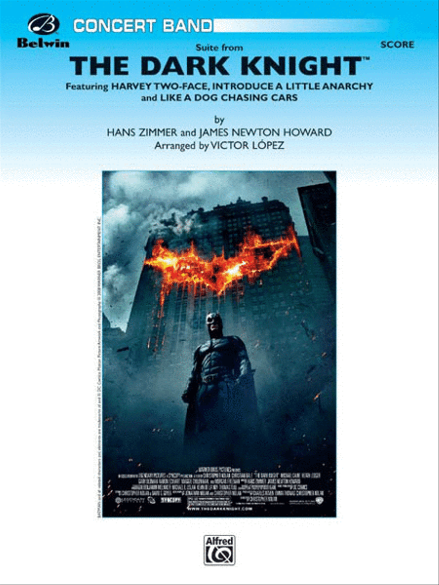 Suite from The Dark Knight Concert Band scores gallery preview page 1