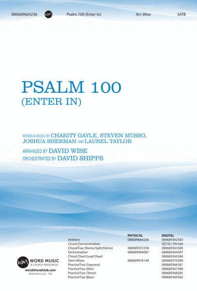 Psalm 100 (Enter In) - Anthem