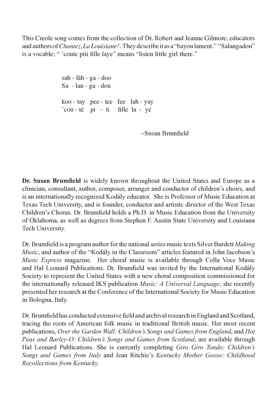 Salangadou Salangadou SSAA scores gallery preview page 1