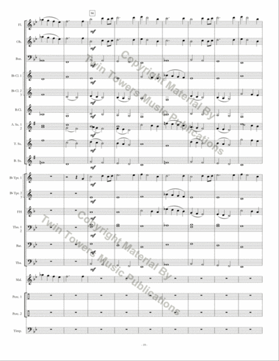 Respect is a Two Way Street Concert Band scores gallery preview page 20
