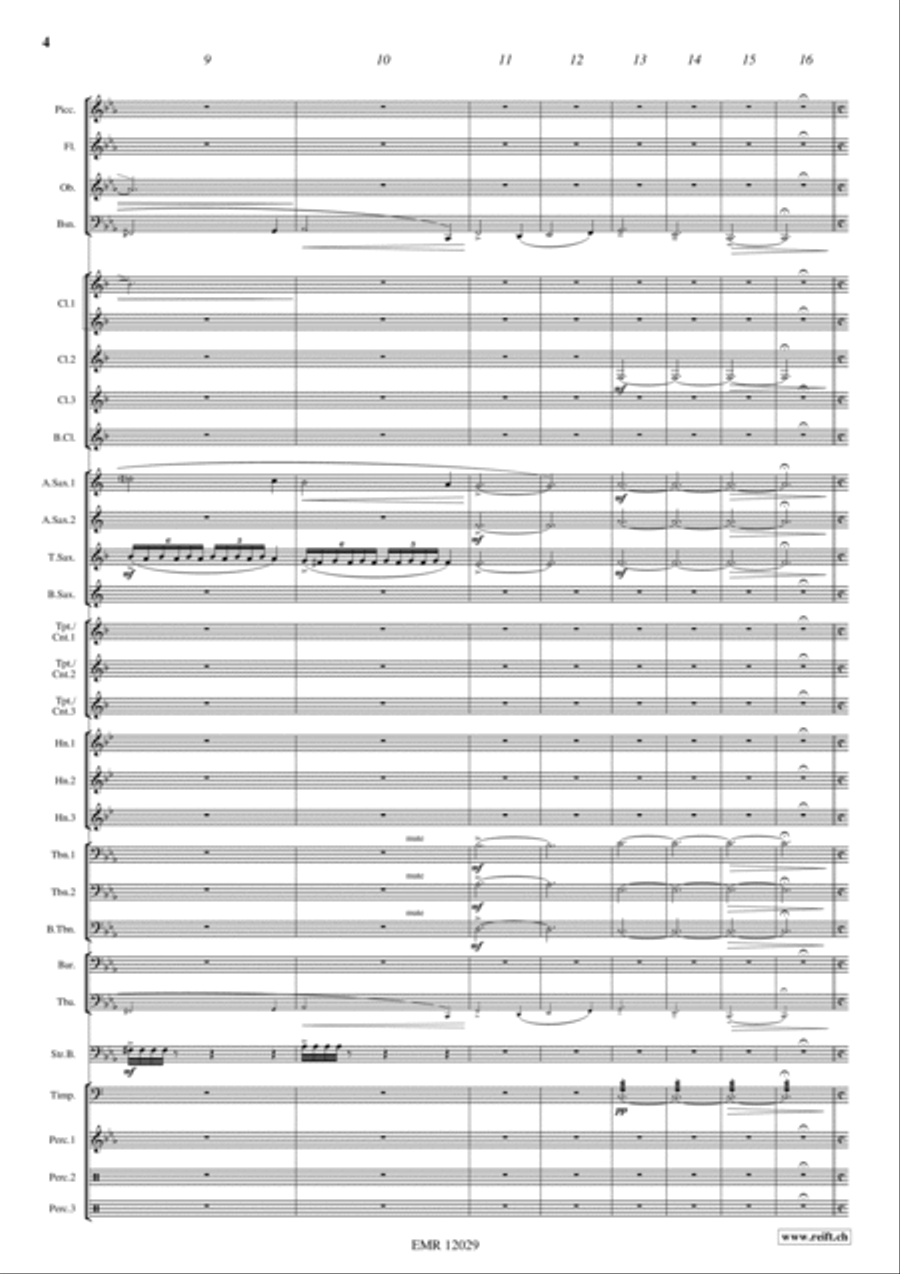 Alexander Nevsky Concert Band scores gallery preview page 5