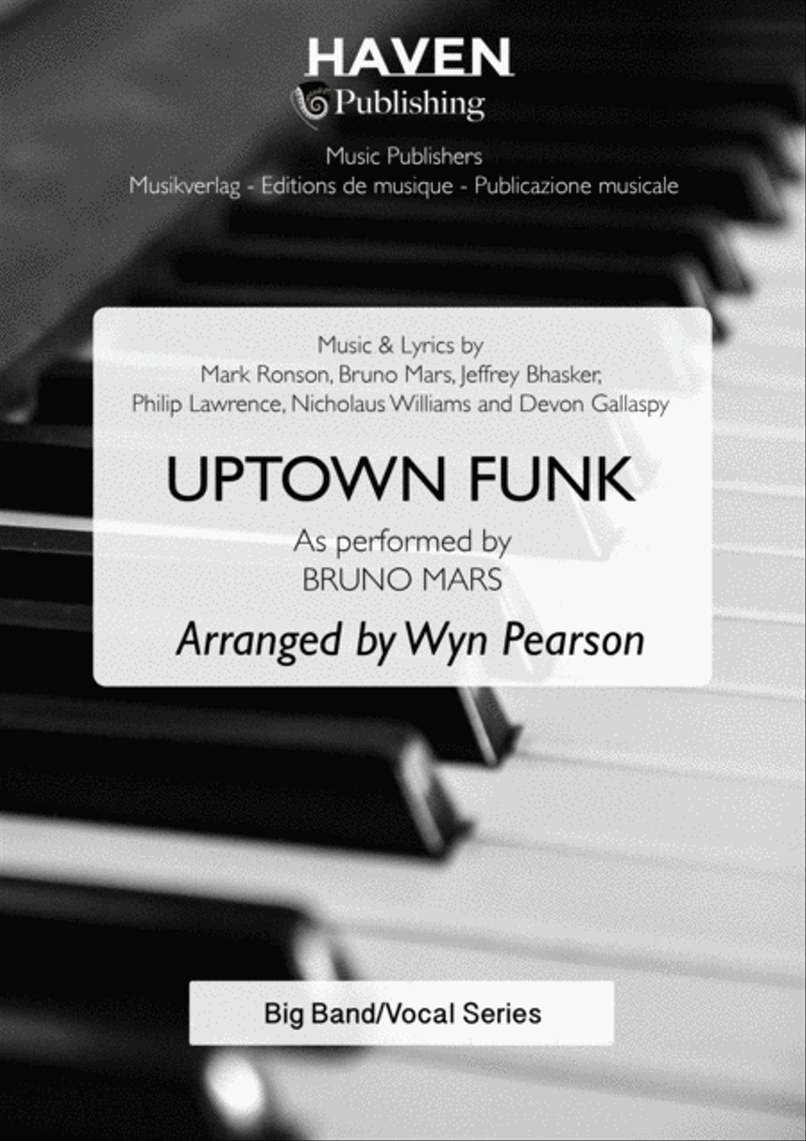 Uptown Funk Jazz Ensemble scores gallery preview page 1