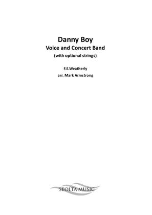 Danny Boy arranged for high voice and concert band (with optional strings)