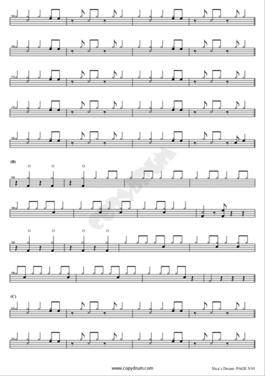 Nica's Dream Drum Set scores gallery preview page 5