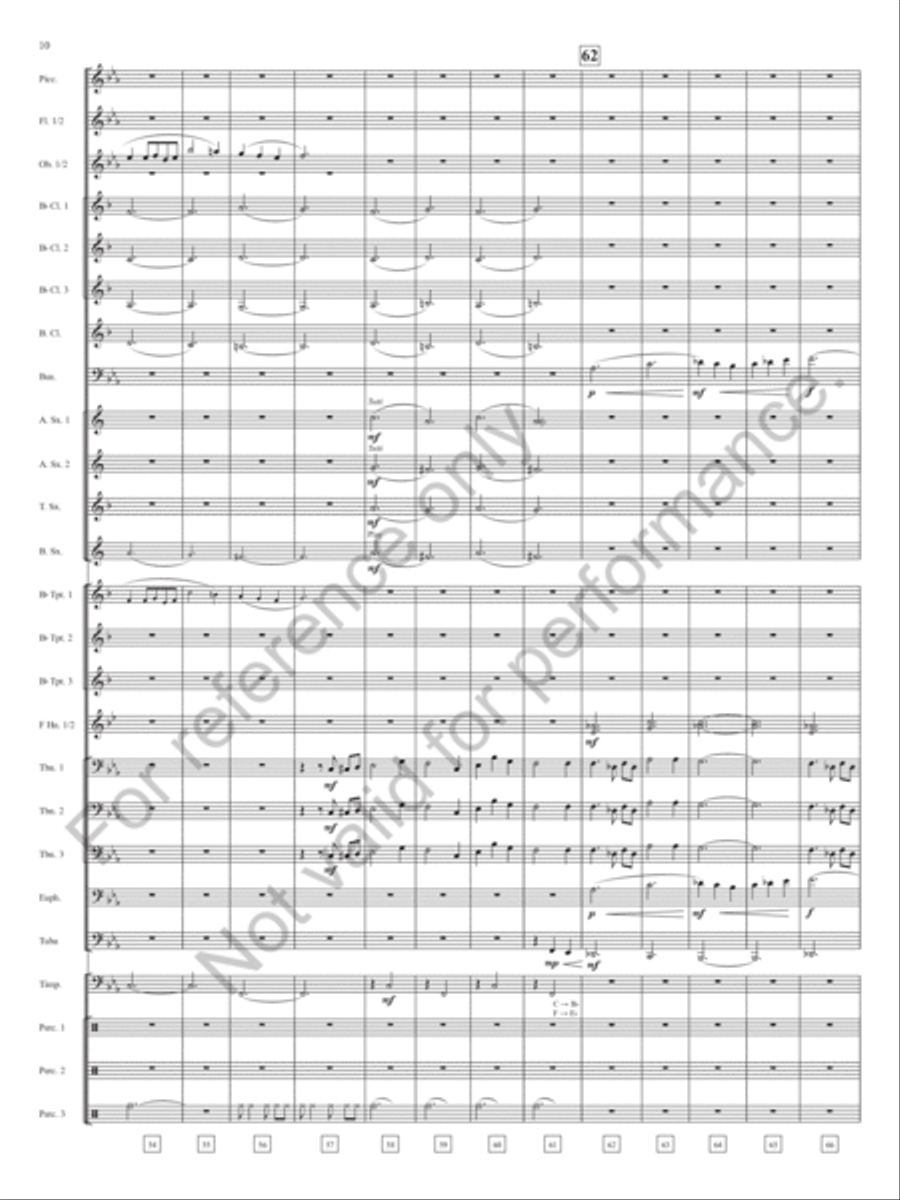 Keynote Address Concert Band scores gallery preview page 11