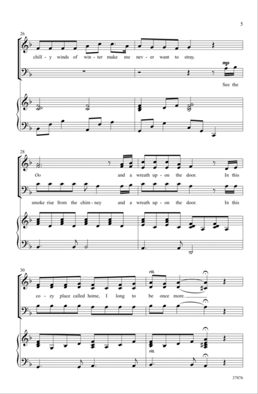 Winter, Bring Me Home Winter, Bring Me Home 3-Part scores gallery preview page 4