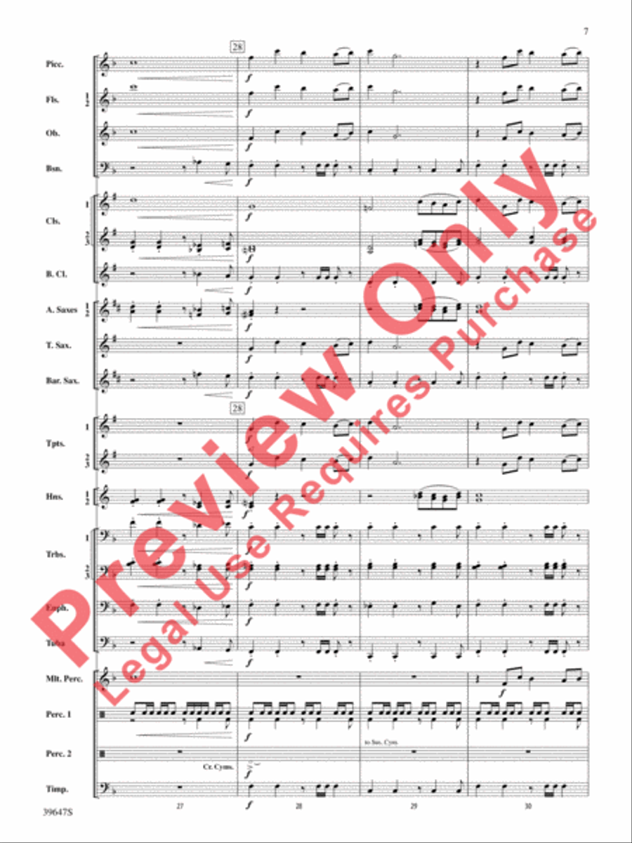 Oak Island Odyssey Oak Island Odyssey Concert Band scores gallery preview page 8