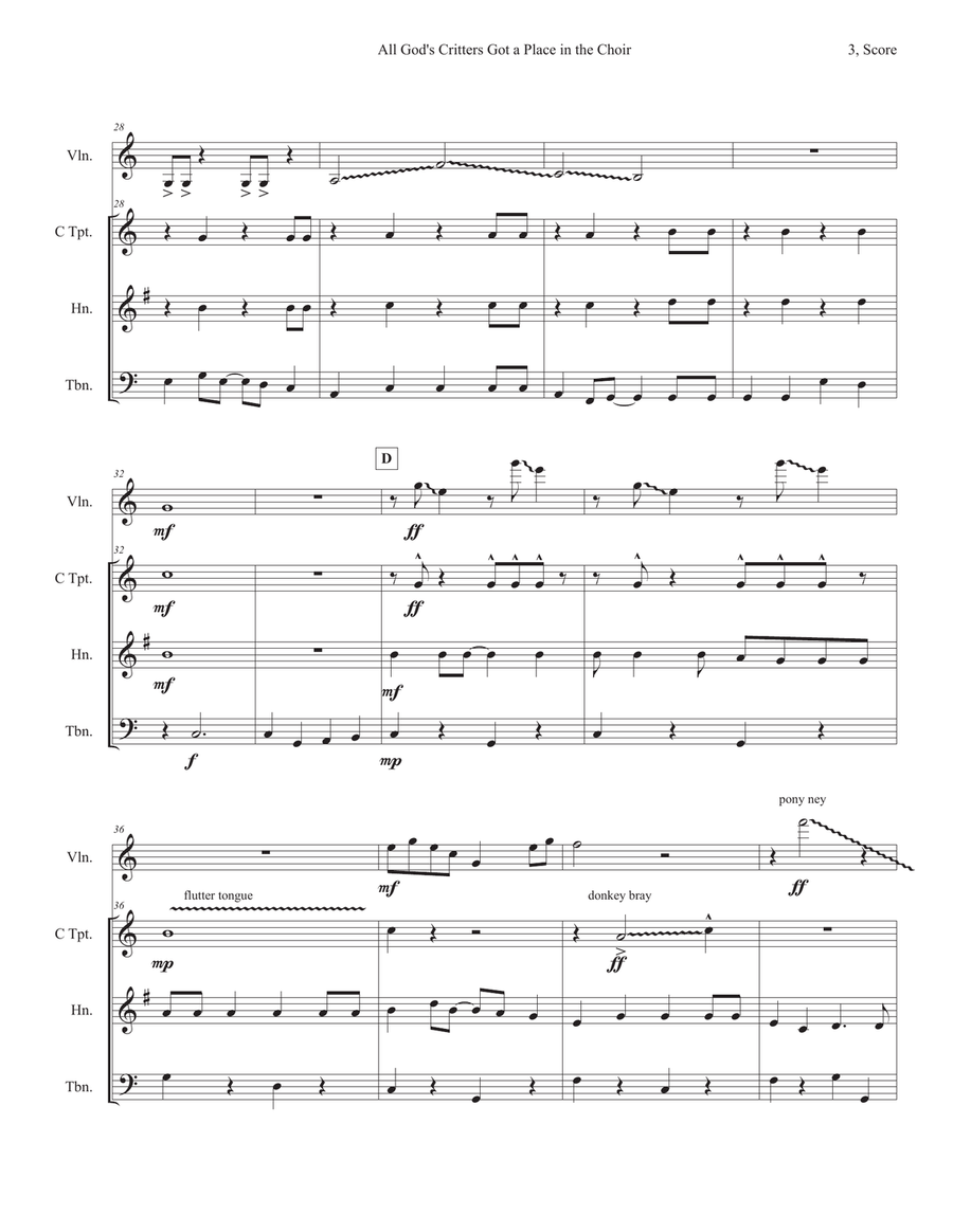 A Place In The Choir A Place In The Choir Choir scores gallery preview page 3