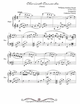 Clarinet Concerto Theme