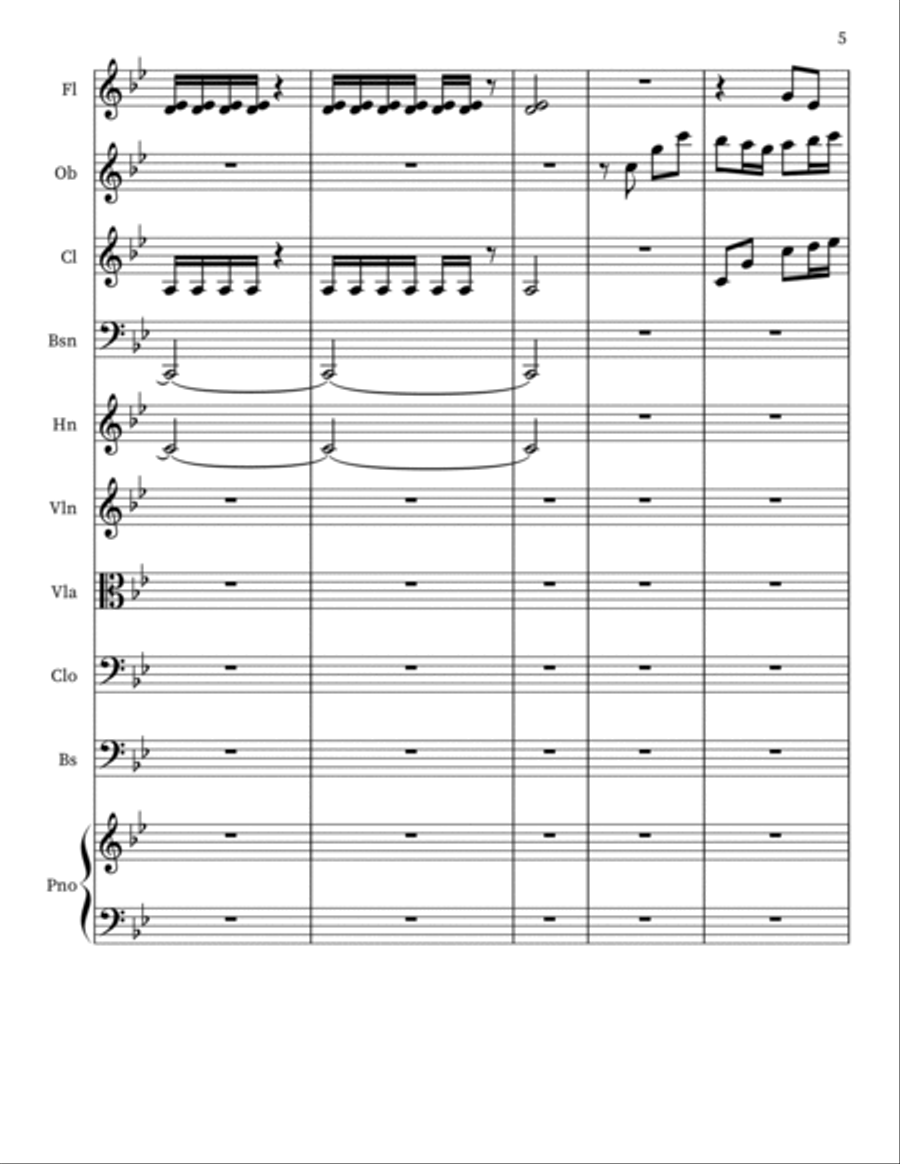 Intensity Sketch for Orchestra Orchestra scores gallery preview page 5