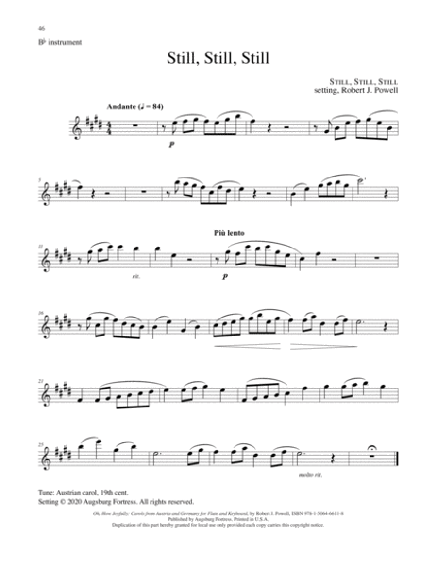 Oh How Joyfully Flute scores gallery preview page 11