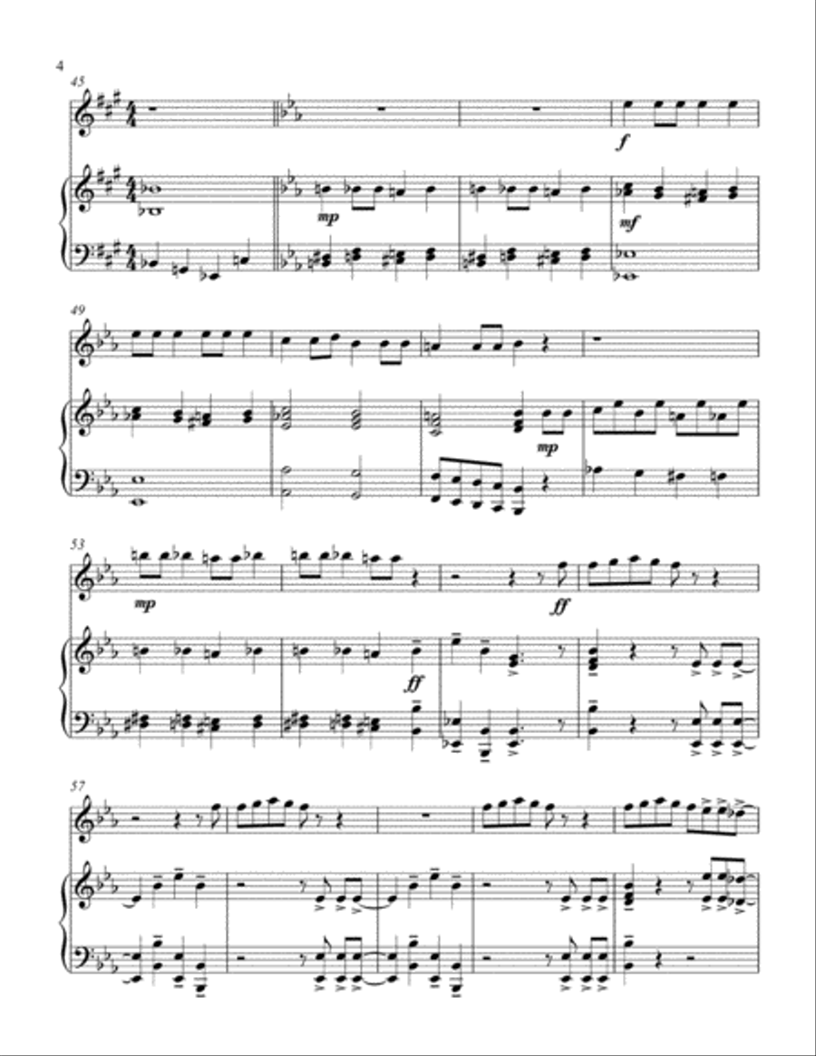 Bohemian Rhapsody Small Ensemble scores gallery preview page 5