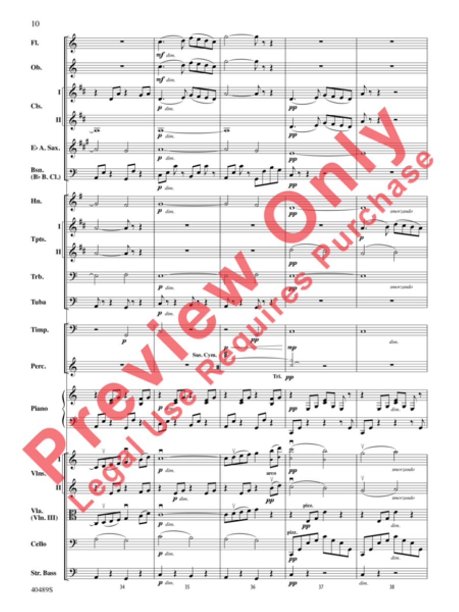 Intermezzo from Carmen Intermezzo from Carmen Full Orchestra scores gallery preview page 11