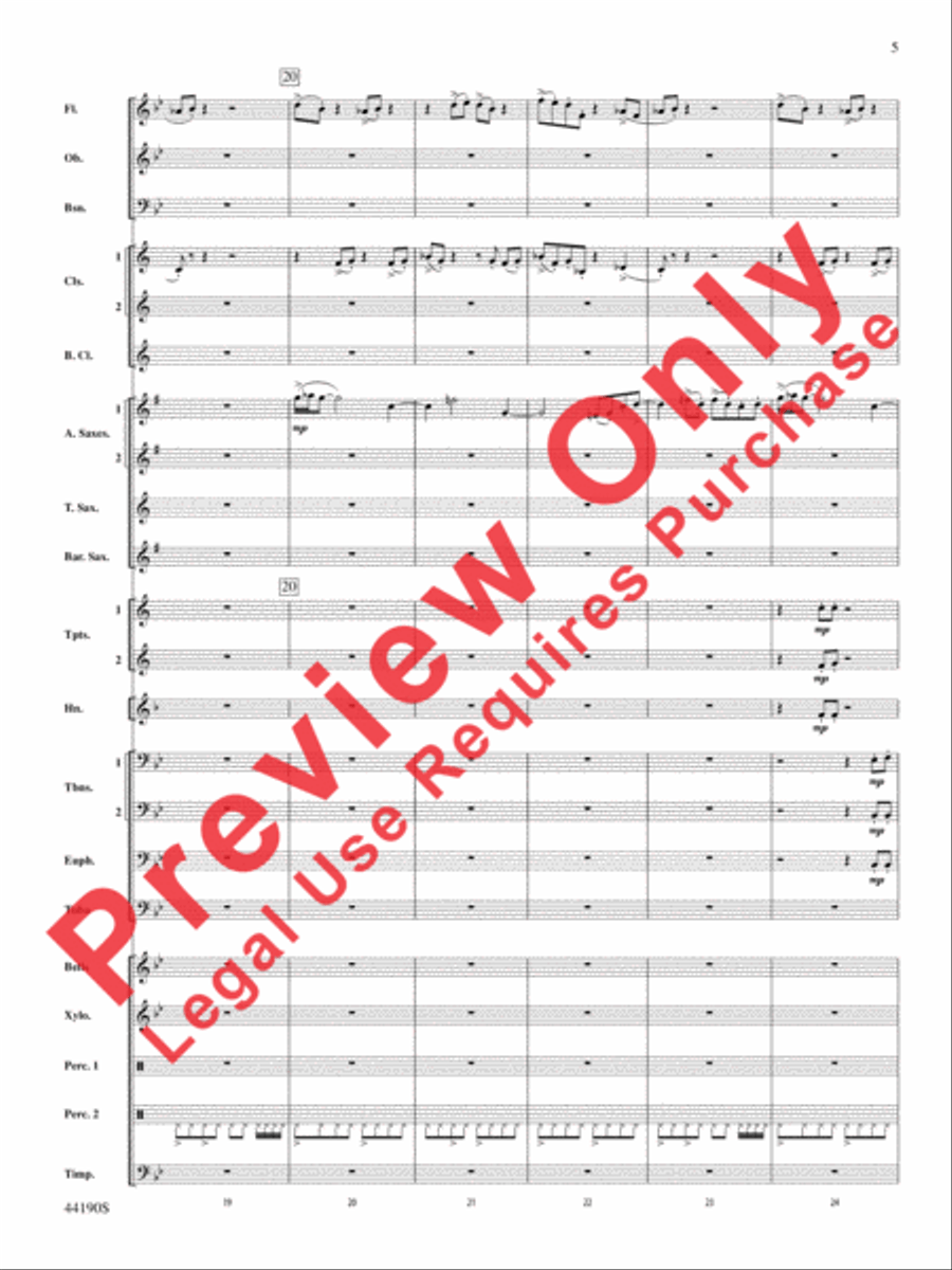 Dynamo Concert Band scores gallery preview page 6