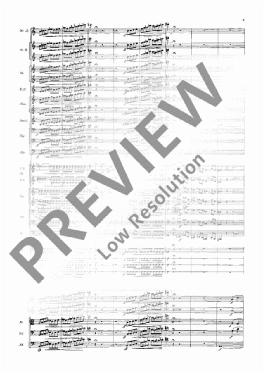 Symphony in E flat Major Symphony in E flat Major Orchestra scores gallery preview page 10
