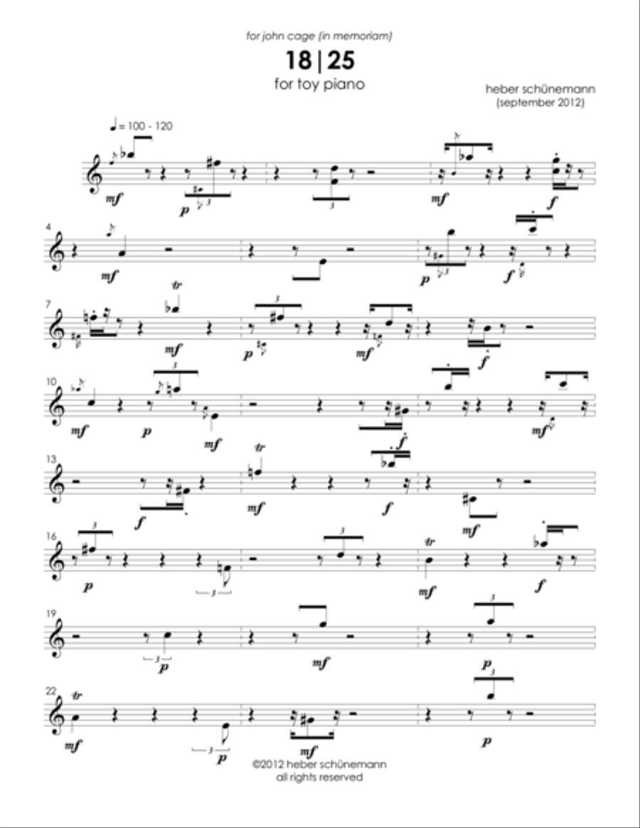 18 | 25 Piano Solo scores gallery preview page 1