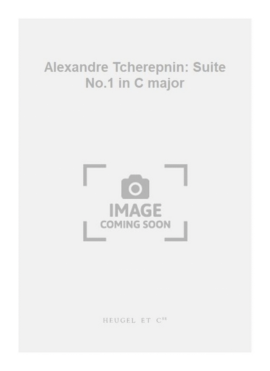 Alexandre Tcherepnin: Suite No.1 in C major Piano Solo scores gallery preview page 1