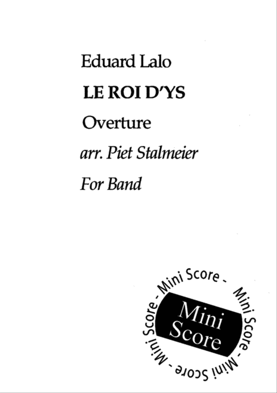 Le Roi D'Ys Concert Band scores gallery preview page 3