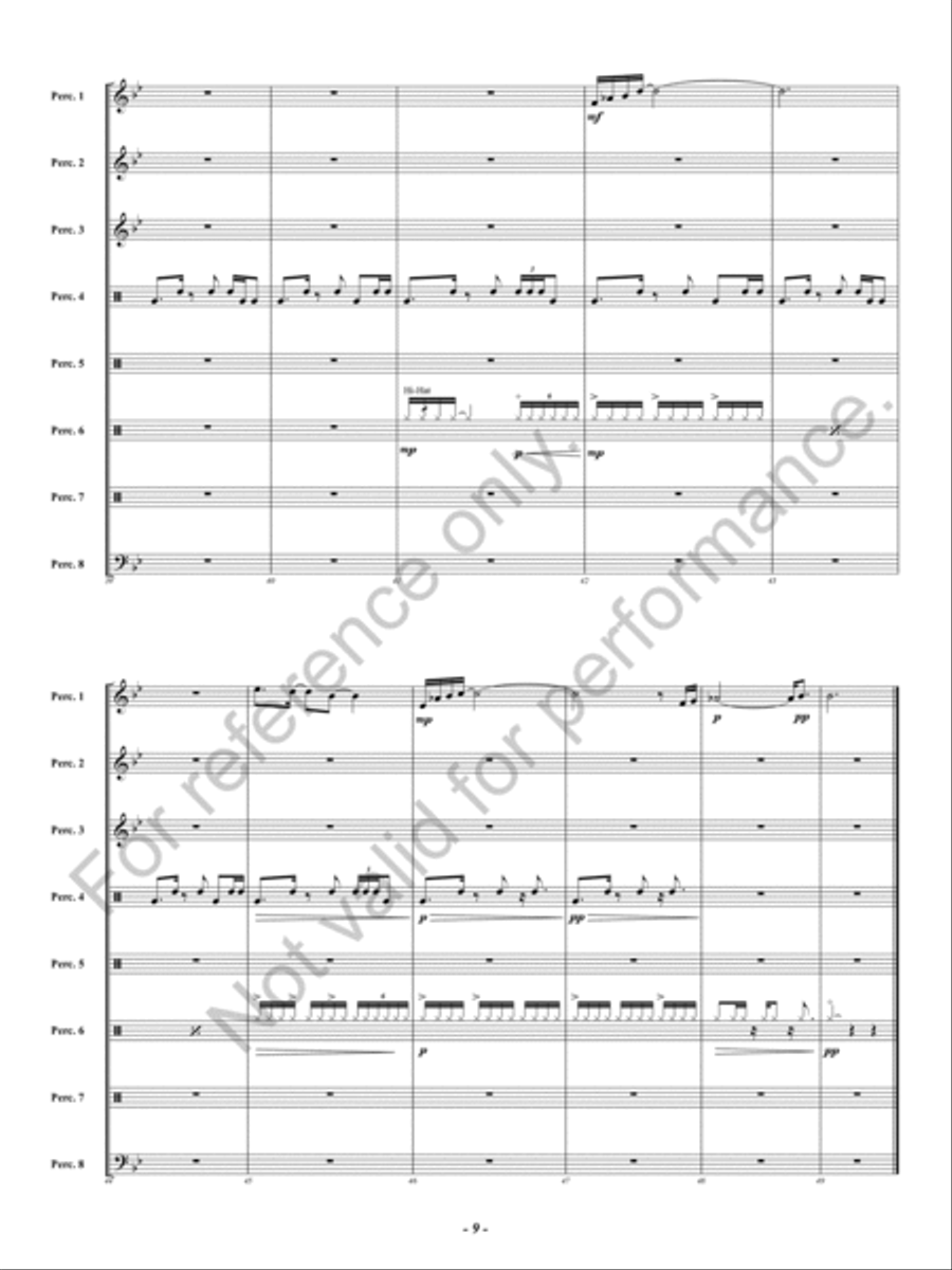 Ritmo Bongito Ritmo Bongito Percussion Ensemble scores gallery preview page 10