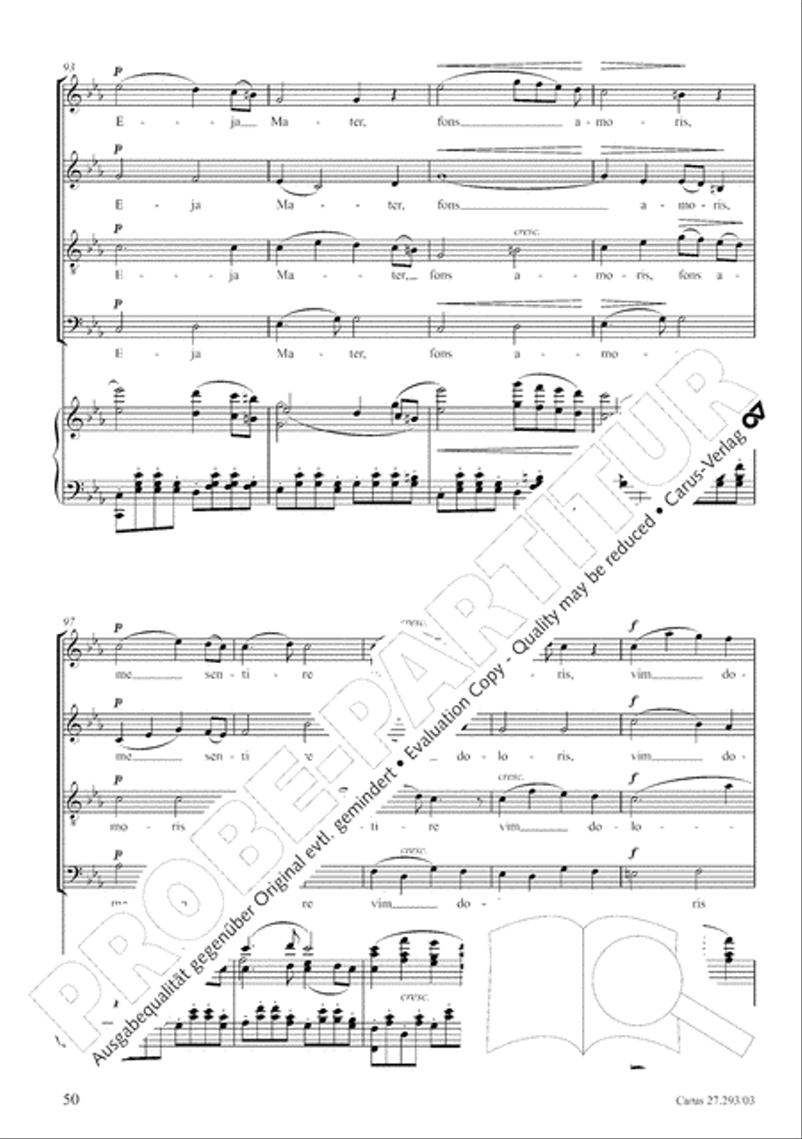 Stabat mater Stabat mater 4-Part scores gallery preview page 57