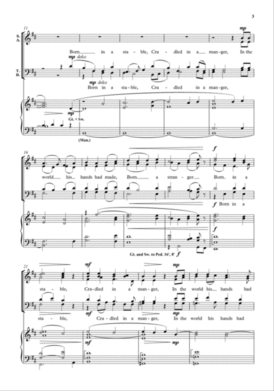 Before the paling of the stars 4-Part scores gallery preview page 3