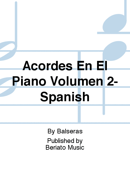 Acordes En El Piano Volumen 2- Spanish