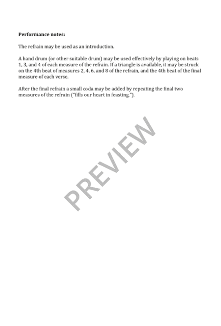 Christ, Our Host, We Come Adoring 4-Part scores gallery preview page 3