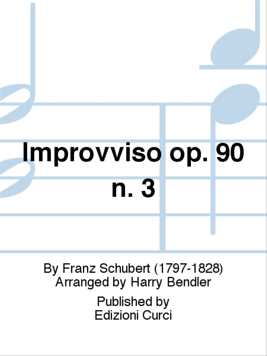 Improvviso op. 90 n. 3 Piano Solo scores gallery preview page 1