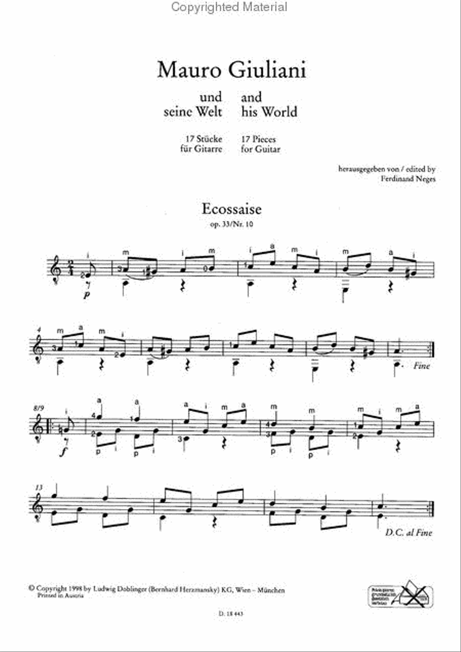 Mauro Giuliani und seine Welt / and his world School and Community scores gallery preview page 3