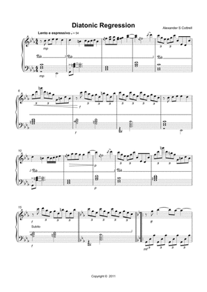 Diatonic Regression (For solo piano)