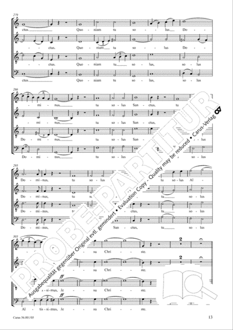 Edizione Nazionale delle Opere di Giacomo Puccini. III. Vocal music; 2. Messa a 4 voci (vol. III/2) 4-Part scores gallery preview page 14