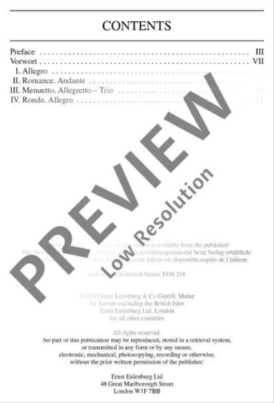 Eine kleine Nachtmusik Cello scores gallery preview page 3