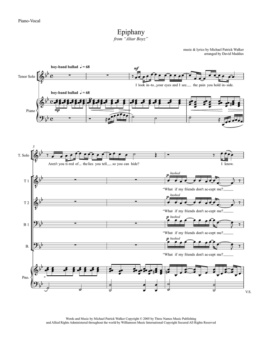 Epiphany TTBB scores gallery preview page 1