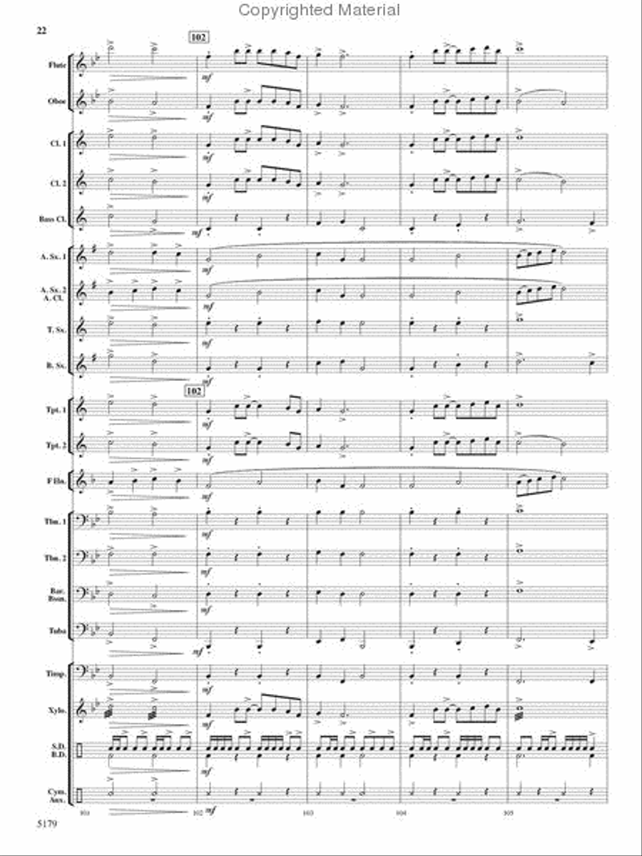 American Journey Concert Band scores gallery preview page 21