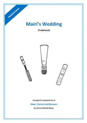Book cover for Mairi's Wedding (oboe, clarinet, bassoon trio)