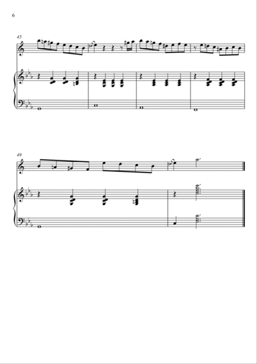 Succession Theme Woodwind Duet scores gallery preview page 6