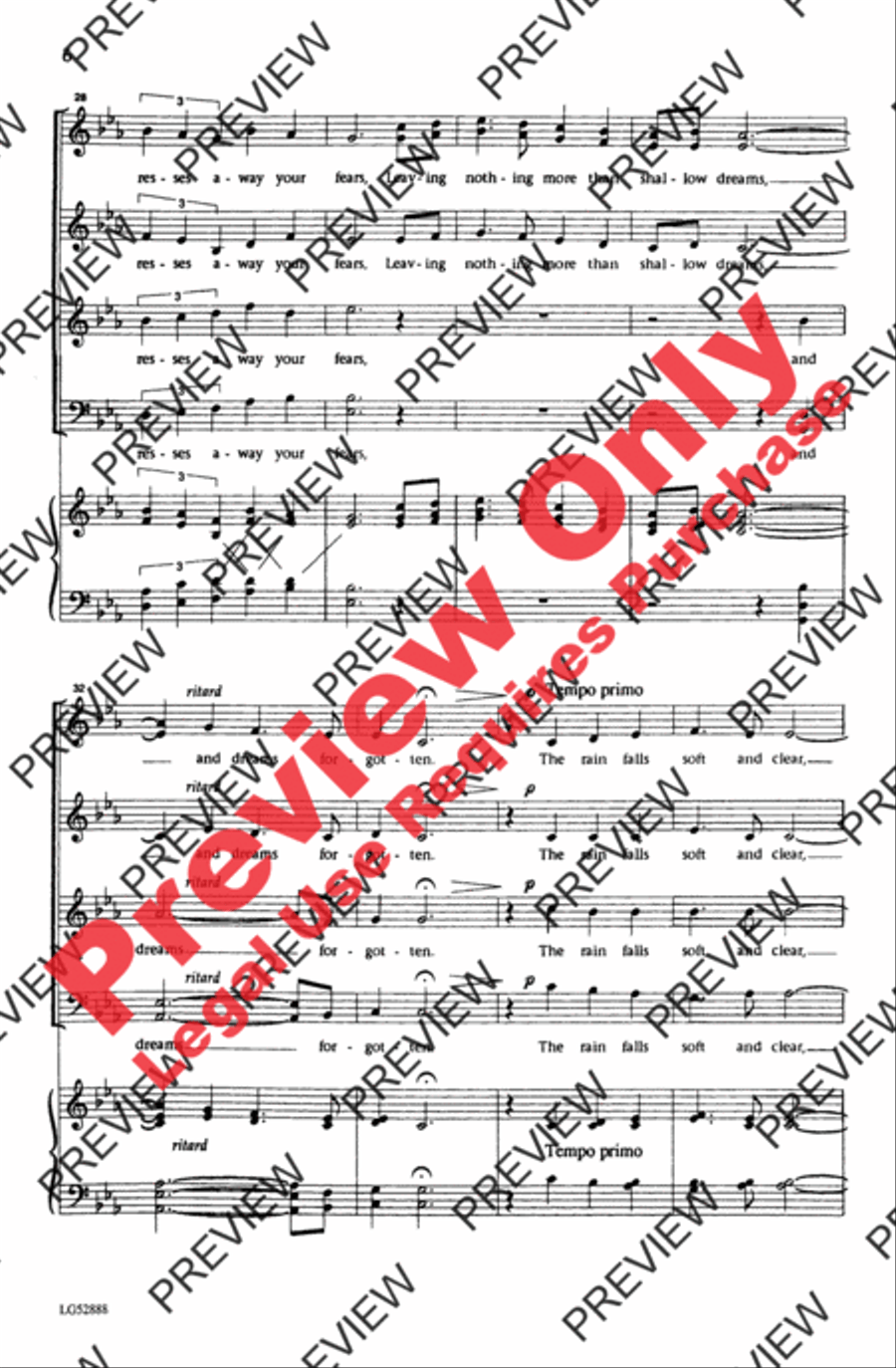 Dusk to Dawn 4-Part scores gallery preview page 5