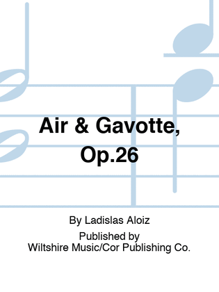 Book cover for Air & Gavotte, Op.26