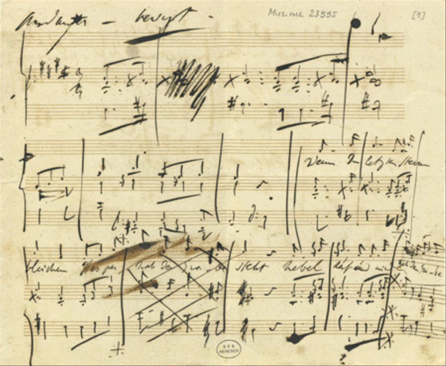 Wenn Die Letzten Sterne Bleichen Lied for Voice and Piano, Op. Posthumous Voice Solo scores gallery preview page 2
