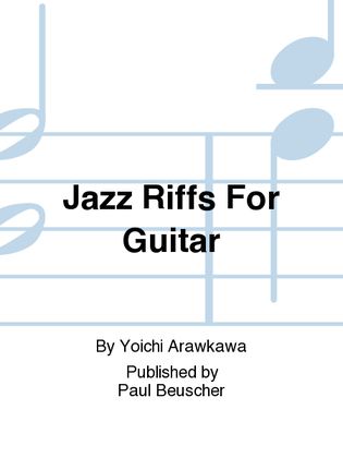 Jazz Riffs For Guitar