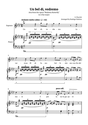Un Bel Di Vedremo (from Madama Butterfly) - for Soprano - in Ab major