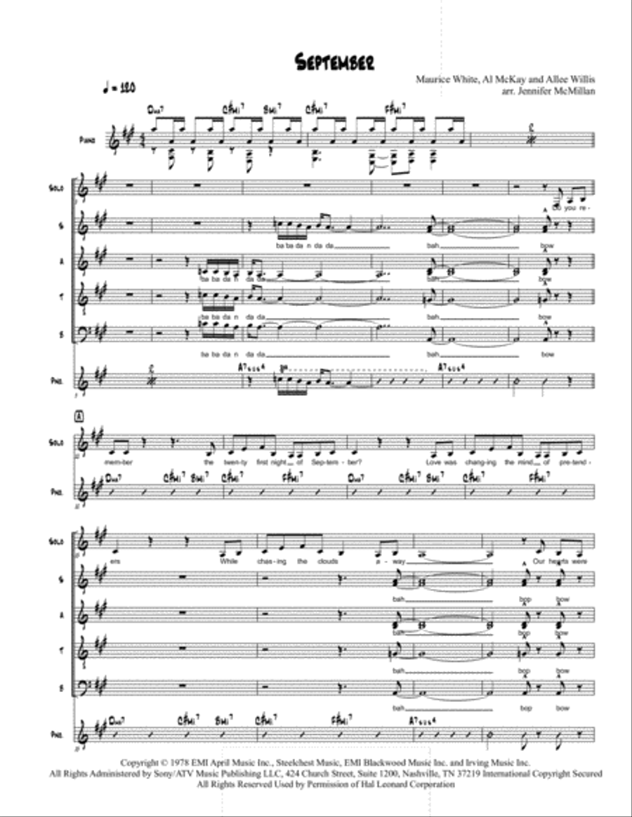 September September 4-Part scores gallery preview page 1